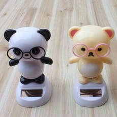 태양열정원등 태양광정원등 LED 야외 조명등 태양열 팬더곰 흔들이 노은