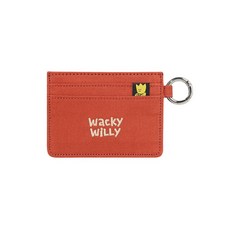 [국내백화점 매장정품] 와키윌리 키키 와펜 카드지갑 레드 WA2503BG01RD 105209와키윌리 WACKY WILLY
