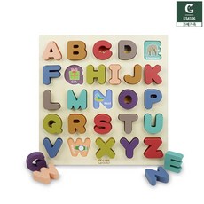 가베가족 KS4106 톡톡 알파벳 대문자 퍼즐, 1개
