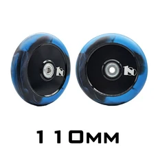 MGP 브랜드 휠 고정밀 알루미늄 합금 허브 인라인 스쿠터 휠 헤비 스피드 롤러 100mm 110mm 84A 88A, 12)110MM blue1
