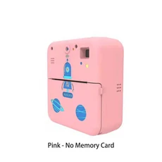 2in 1 프린터 & 카메라 미니 포켓 휴대용 무선 BT DIY 수공예용 안드로이드 및 iOS 지원, 01 pink, 01 동체, 01 China Mainland