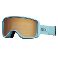 Giro Sagen 성인용 스노우 고글 - 울트라 블랙/옐로우 렌즈가 있는 레드 플로우 스트랩 212470, 라이트 미네랄 서드 - 앰버 골드