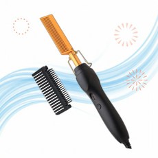 Homfu 앞머리 고데기 전기 세라믹 헤어 스트레이트너 컬링 아이롱 열 프레스 LD