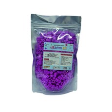 디폼블럭 8mm 1000개 대용량 리필 30종컬러, 자주색, 1개