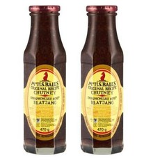 WELKOM USA 선물 세트에는 Famous SpoON 온+ Mrs BALL 볼s 처트니 470g/1.04lb_2팩오리지널 마일드, WELKOM USA 선물 세트에는 Famous SpoO