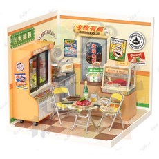 Rolife 若態 DIY手工小屋 積木 附燈 今夜有局大排檔 DW022, 1個, 今夜有局 大排檔