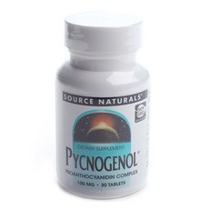 SOURCE NATURALS 碧容健原花青素補充錠 100mg, 1個, 30顆