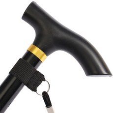 길이조절 노인지팡이 블랙 접이식지팡이 보조지팡이