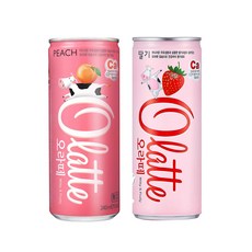 오라떼 딸기15캔+피치15캔 240ml 30캔