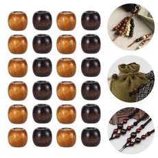 도나토르 나무구슬 우드비즈 우드볼 부자재 12mm 20P, 20개, 다크브라운