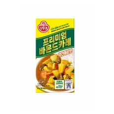 오뚜기 프리미엄 바몬드 카레 고형 약간 매운맛, 200g, 1개