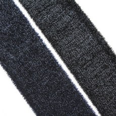 C347 폭7cm 반짝이 리본만들기 부자재, 블랙(black), 1개