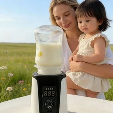 多功能單瓶暖奶器恆溫消毒加熱壺 適用於 Baby Bottle Warmers, 白色, 1個