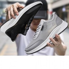 메쉬 남자 발편한 데일리 워킹화 슈즈 러닝화 슬립온 신발 여름