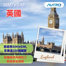 洲際電通 英國SIM卡，無限流量1-30天 (二類電信), 不限量,7