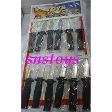 SNS 古早味 懷舊童玩 塑膠伸縮刀 道具刀 (12入), 1個