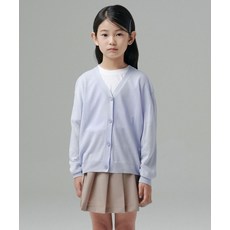 무신사 스탠다드 MUSINSA STANDARD KIDS 오버사이즈 플레인 가디건 [파스텔 블루] MKDWCZX63-PU 401381