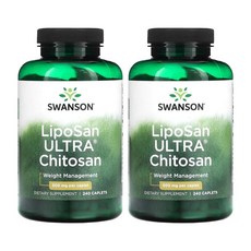 스완슨 리포산 울트라 키토산 500mg 240정 2병 Chitosan, 2개