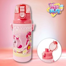 르번 슈팅스타 캐치티니핑 안심락 원터치 물병, 혼합색상, 470ml, 1개