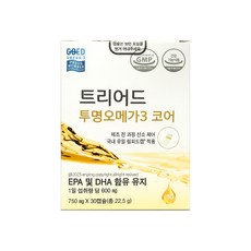 셀로닉스 트리어드 투명오메가3 코어, 1개, 30정