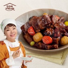[쇼핑엔티] 김수미 그때그맛 뼈없는 소갈비찜 4팩, 없음