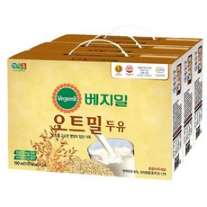 베지밀 오트밀 두유, 190ml, 72개