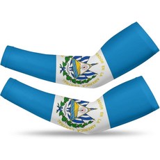 [ 901596 ] 팔 소매 국가 깃발 (쌍) (엘살바도르 성인 S/M), [ 901596 ] 팔 소매 국가 깃발 (쌍) (엘살바