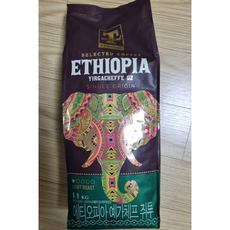 무배 쟈뎅 에티오피아 예가체프 G2 1.1kg (원두커피), 1개, 홀빈(분쇄안함)