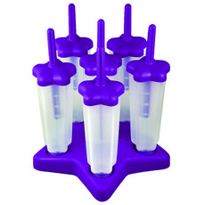 토볼로 스타 팝 몰드 아이스크림틀, Purple, 6개