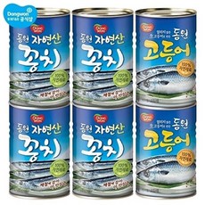 동원에프앤비 동원 꽁치 300g x 4캔 + 고등어 300 x 2캔, 6개