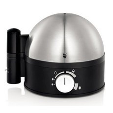 WMF Stelio 계란 찜기 블랙 스팀 아침 건강식 400W 스테인리스, 계란찜기(달걀하나)
