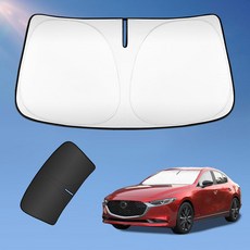 포드 F150 F 150 F250 F350 F450 2015 선쉐이드 윈드실드 커버 4겹 전면 유리창 쉐이드 250T 접이식 커스텀 선바이저가 자외선 트럭 액세서리를 차단, 1 for Mazda 3 2019 2026