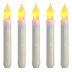 LED초 촛불 양초 캔들 결혼식 긴초 5p