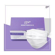 BNF 에어클린 대형 일회용 덴탈마스크, 화이트, 1개, 50개입