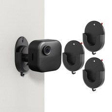 No-Drill Adhesive Mount for Blink Outdoor 4 Outdoor 2K + Out Door (3rd Gen)& Mini 2 Mini 2K + –, Black
