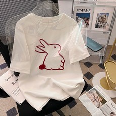 순면 임부복 상의 여름 루즈핏 캐주얼 티셔츠 코디 빅사이즈 여장