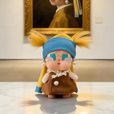 크라이베이비 휴가 일기 시리즈 헤어피스 드레스 스커트 옷 가방 신발 인형 세트 인형옷 인형제외, 세트 (아기 옷만 인형은 포함하지 않음), 펄 몽크 3점 (모자 + 옷 + 흰 신발)