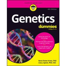 (영문도서) Genetics for Dummies Paperback, English, 9781394210190
