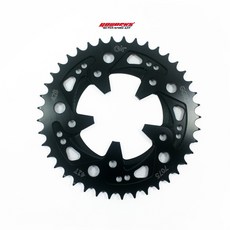 GOWORKS 競技後齒盤CNC鋼製含白鐵墊片 適用GOGORO2 GOGORO3 EC05 Ai1Ai3 提升加速性能, 41T, 1個