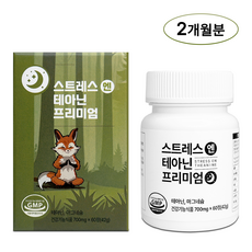 키린 스트레스 엔 테아닌 프리미엄 1박스 60정 42g 1개