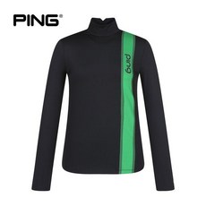 PING 여성 기모 로고 하이넥 긴팔 이너 티셔츠 167278