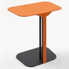 Hazoae 모던 마안피 사이드테이블 보조테이블 침대 테이블 쇼파 협탁 공중부양 디자인, 오렌지