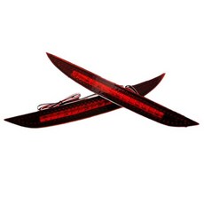 테일 램프 차량용 레드 렌 LED 리어 범퍼 리플렉터 브레이크 라이트 안개등 기아 K3 세라토 포르테 2012-2016 2 개