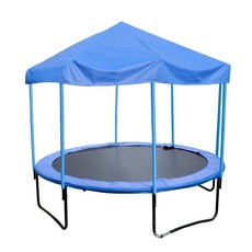 대형 방방 트램펄린 캠핑 트램폴린 야외 지붕 캠핑장 방방이, A. 푸른색