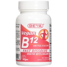 DEVA B12素食錠, 1個, 90 件