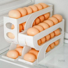 셀팃 슬라이딩 계란 굴링렉 냉장고계란트레이, 화이트