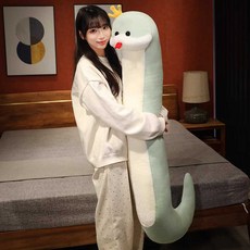 뱀 바디필로우 대형 애착인형 쿠션 방석 1.2m 95cm 흰뱀 70cm, 청사 70cm, 청사