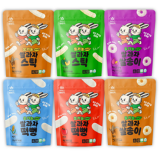 파머스팬트리 국산 유기농 쌀과자 떡뻥 6종 세트, 1개