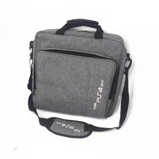 適用於 PS4 Pro 的收納包 遊戲機配件手提電腦包, 灰色, 1個, PS4 PRO收納包