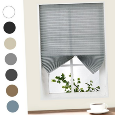 접이식 블라인드 인테리어 차광 원룸 암막 블라인드 창문 무타공 붙이는 커튼 학생